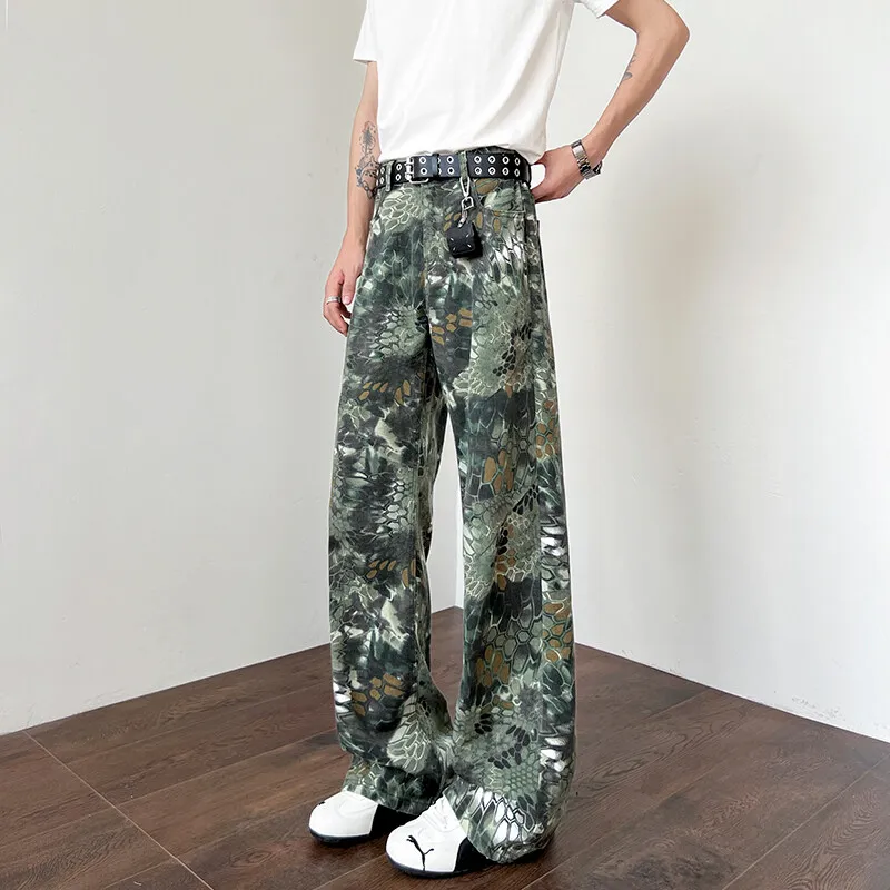 MXDT Jeans Unisex Camouflage Snake Skin-2