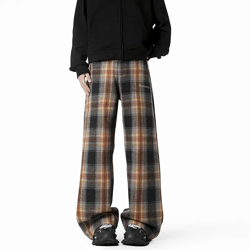 MXDT Casual Pants Unisex Brown-1