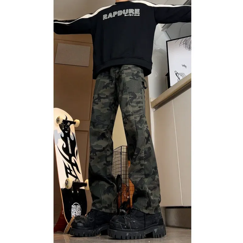 MXDT Casual Pants Unisex Camouflage-5