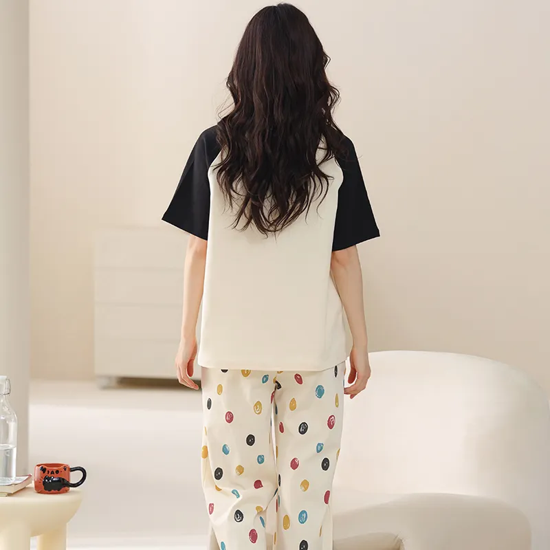 FENTENGCARE Pajama Set Women's Apricot-5