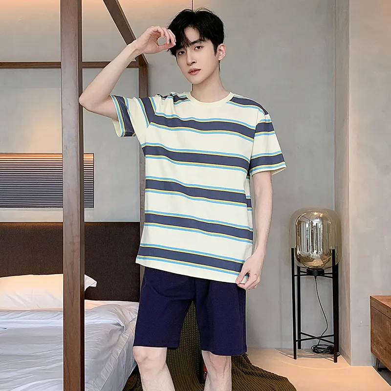 FENTENGCARE Pajama Set Men's Green-1
