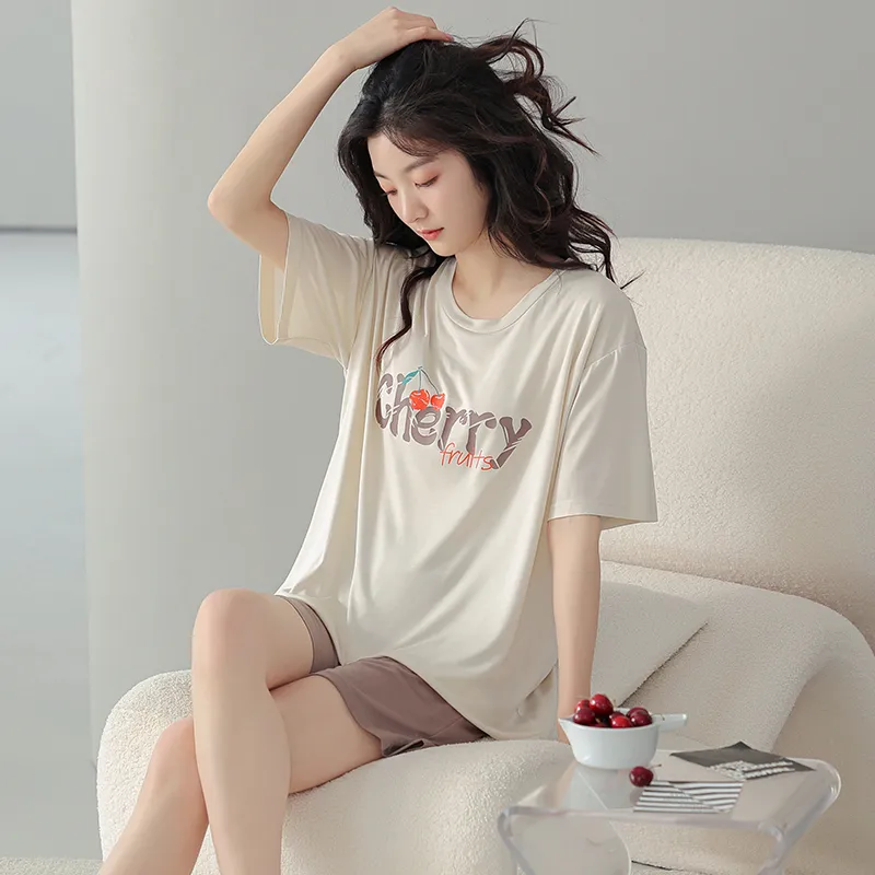 FENTENGCARE Pajama Set Women's White-5