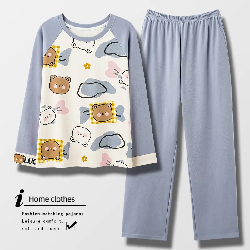 FENTENGCARE Pajama Set Women's Steel Blue-2