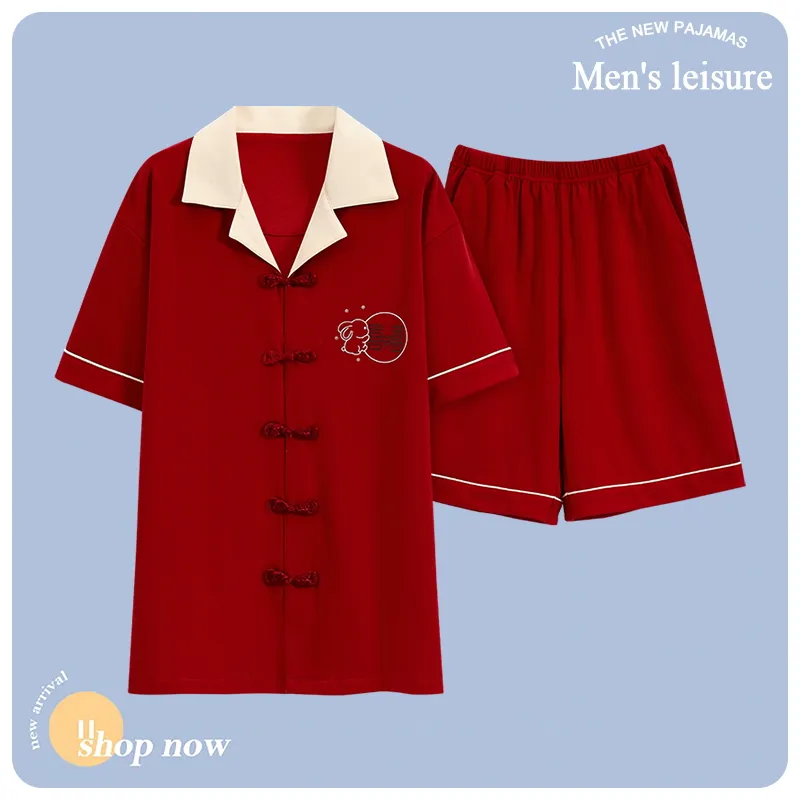 FENTENGCARE Men Pajama Sets-4