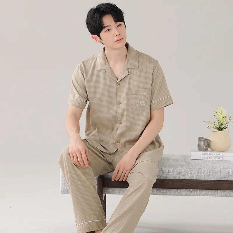 FENTENGCARE Pajama Set Men's Rose Gold-3