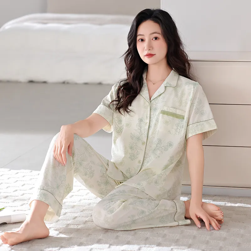 FENTENGCARE Pajama Set Women's Teal-2