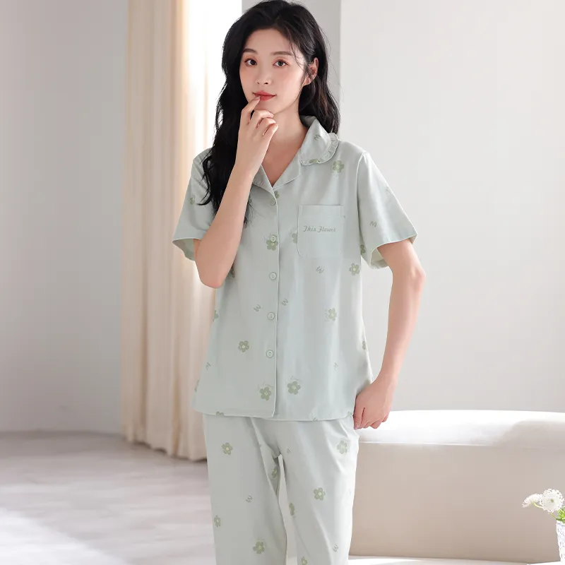 FENTENGCARE Pajama Set Women's Teal-7