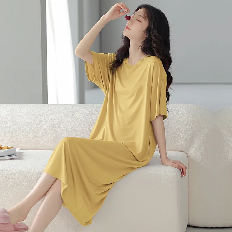 FENTENGCARE Nightgown Women's Gold-6