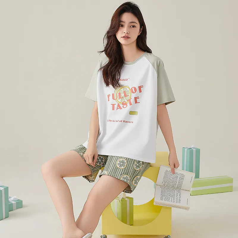 FENTENGCARE Pajama Set Women's Olive-4