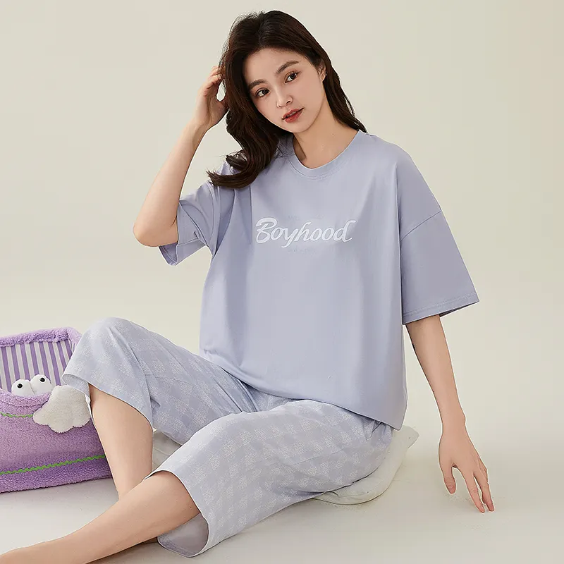 FENTENGCARE Pajama Set Women's Violet-2