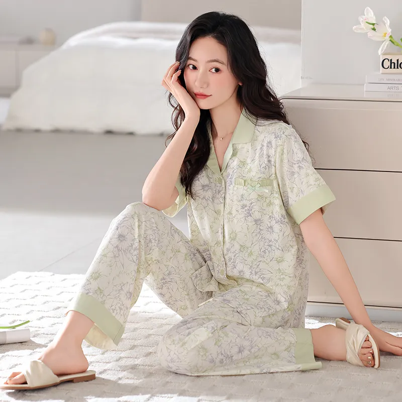 FENTENGCARE Pajama Set Women's Teal-4