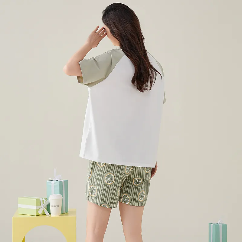 FENTENGCARE Pajama Set Women's Olive-7