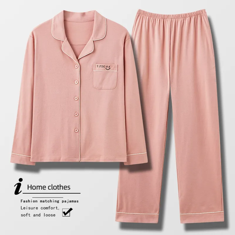 FENTENGCARE Pajama Set Women's Shrimp Pink-2
