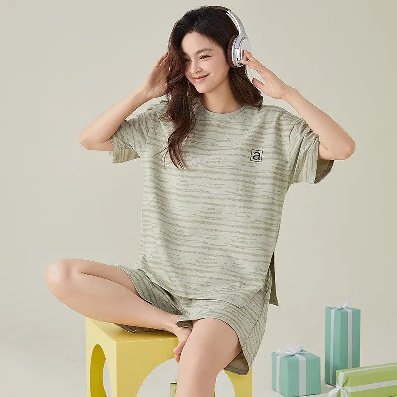 FENTENGCARE Pajama Set Women's Olive-1