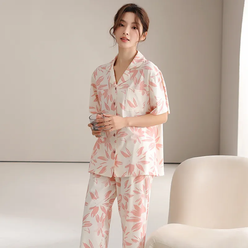 FENTENGCARE Pajama Set Women's Pink-3