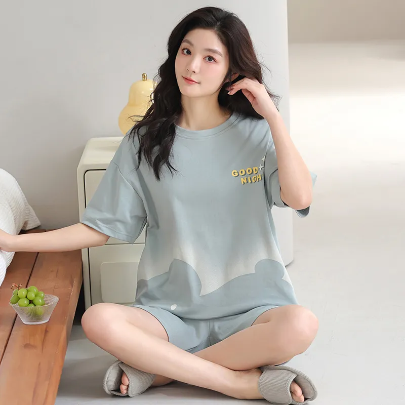 FENTENGCARE Pajama Set Women's Lake Blue-7