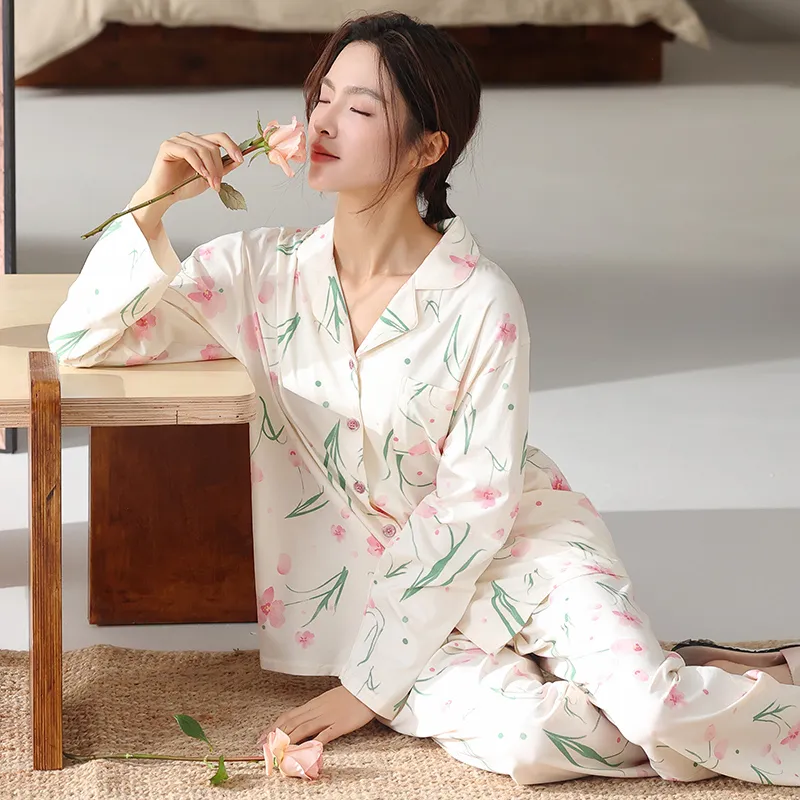 FENTENGCARE Pajama Set Women's White-7