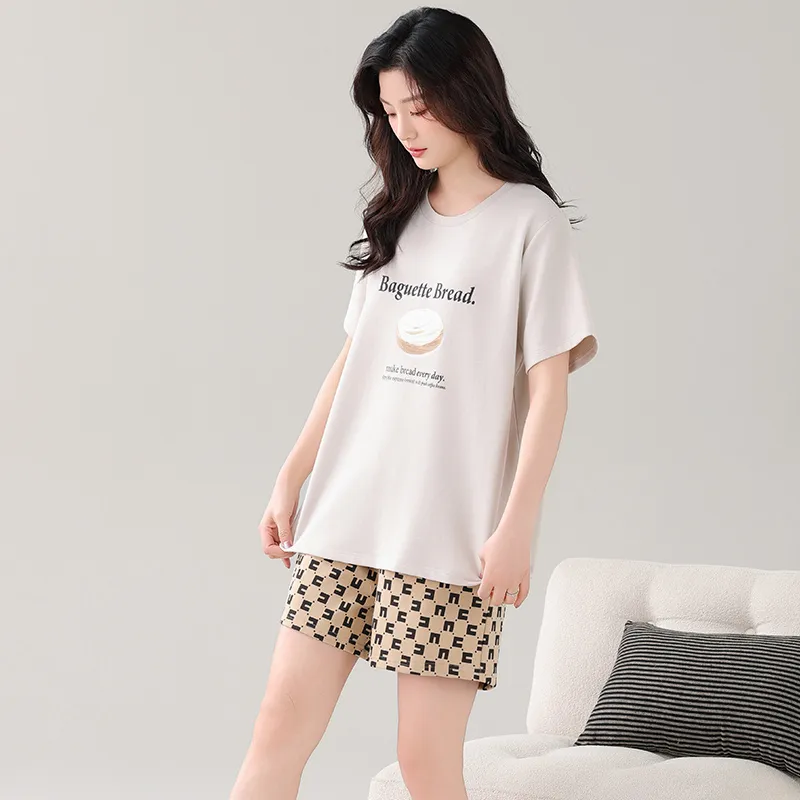 FENTENGCARE Pajama Set Women's White-6