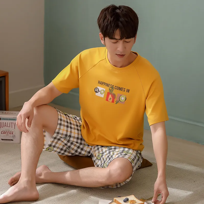 FENTENGCARE Pajama Set Men's Sunflower-2