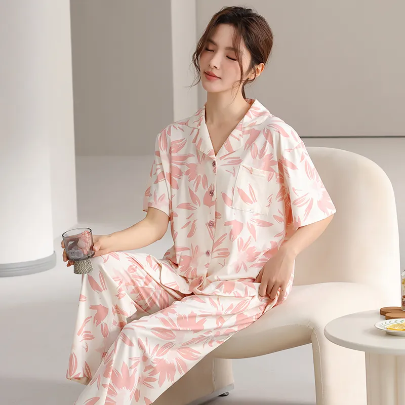 FENTENGCARE Pajama Set Women's Pink-6