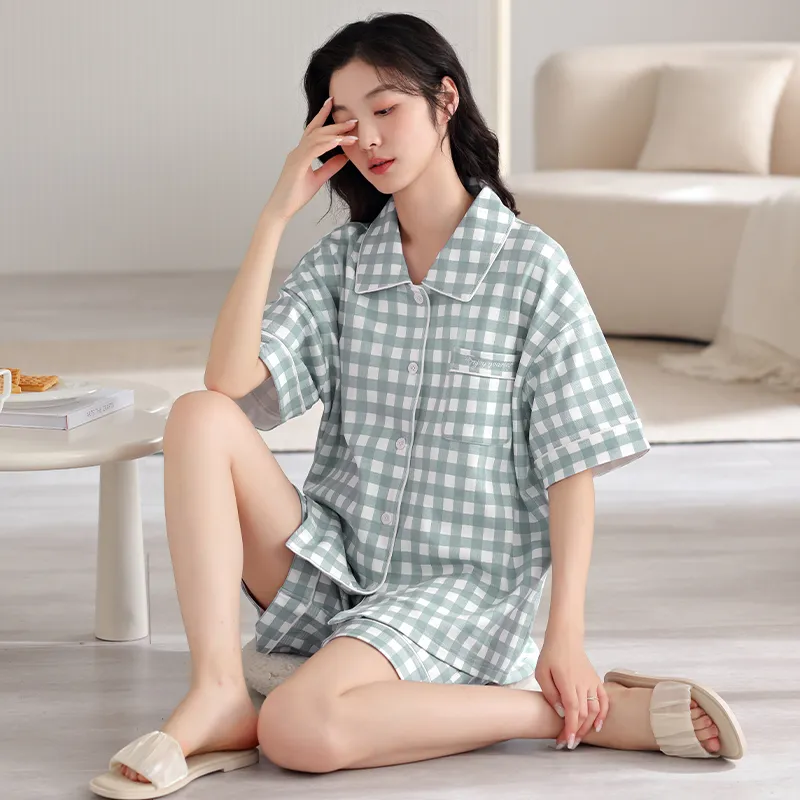 FENTENGCARE Pajama Set Women's Teal-3