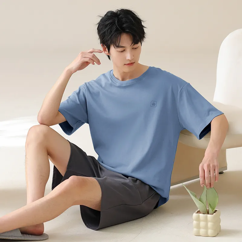 FENTENGCARE Pajama Set Men's Dodger Blue-2