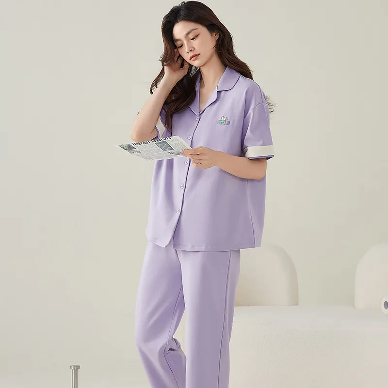 FENTENGCARE Pajama Set Women's Violet-6
