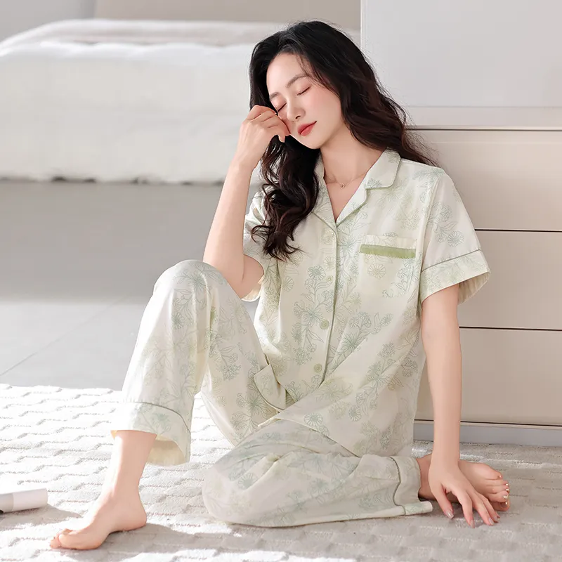 FENTENGCARE Pajama Set Women's Teal-3