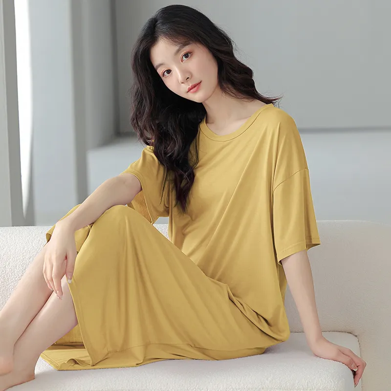 FENTENGCARE Nightgown Women's Gold-4