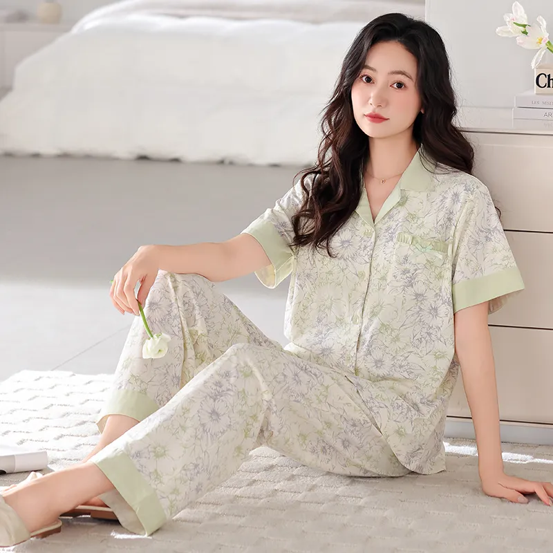 FENTENGCARE Pajama Set Women's Teal-2