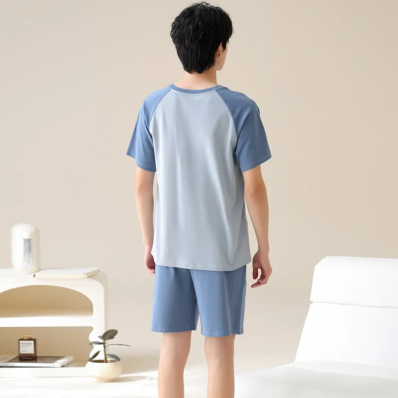 FENTENGCARE Pajama Set Men's Dodger Blue-7