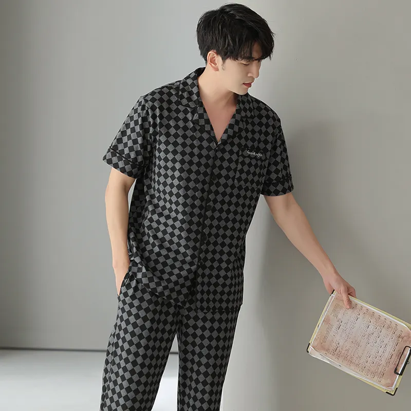 FENTENGCARE Pajama Set Men's Black-2