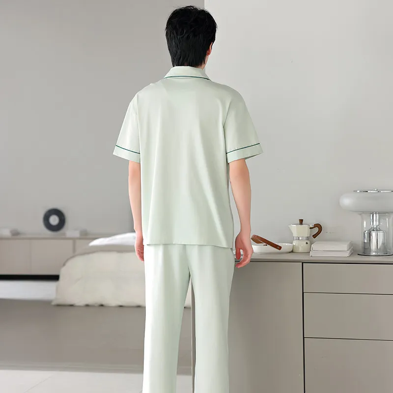 FENTENGCARE Pajama Set Men's Teal-7