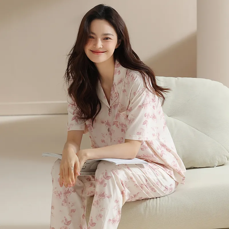 FENTENGCARE Pajama Set Women's Apricot-3