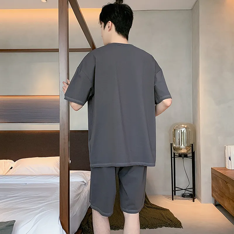 FENTENGCARE Pajama Set Men's Gray-7