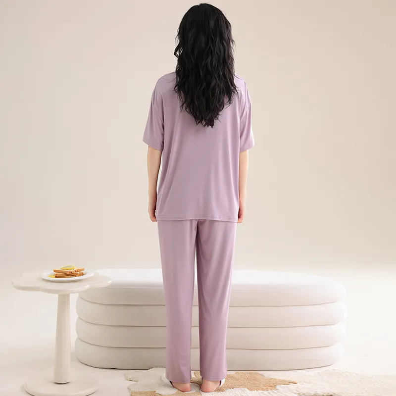 FENTENGCARE Pajama Set Women's Violet-6