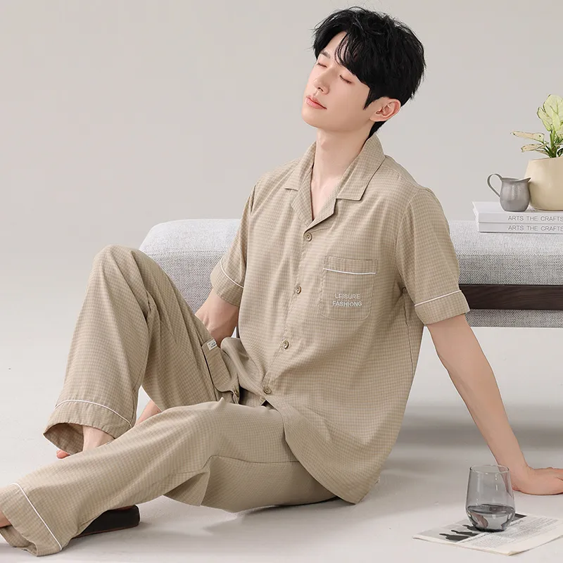 FENTENGCARE Pajama Set Men's Rose Gold-5