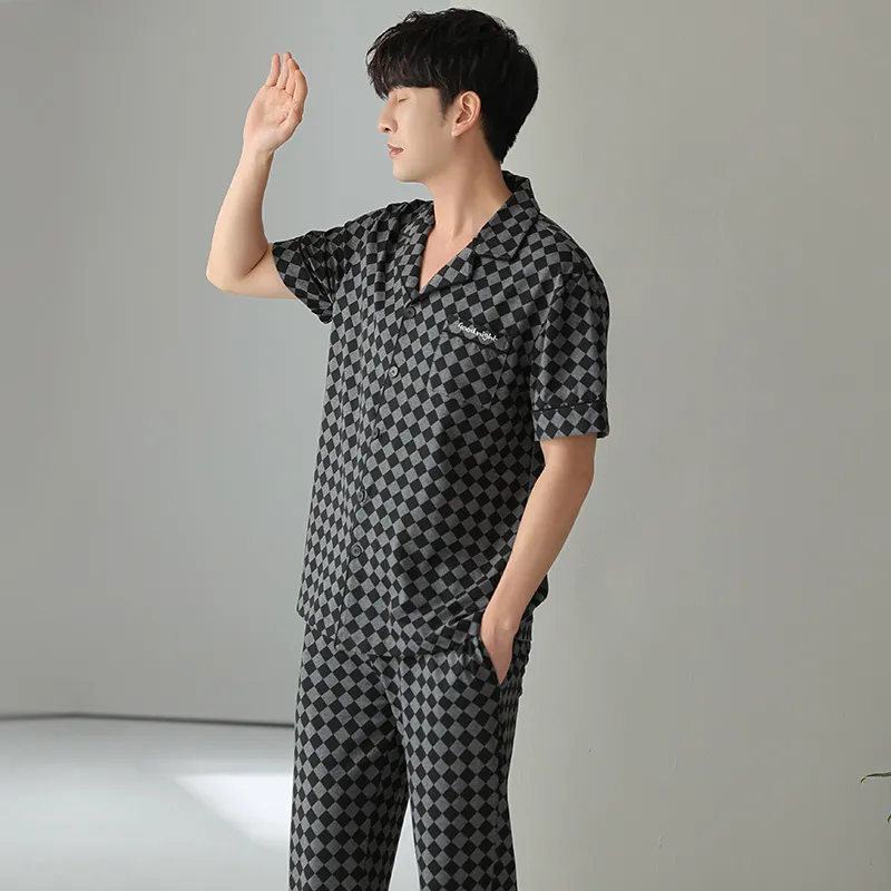 FENTENGCARE Pajama Set Men's Black-1