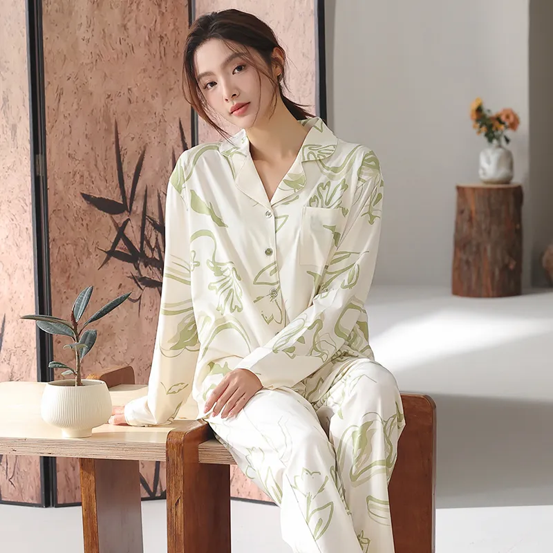 FENTENGCARE Pajama Set Women's Apricot-4