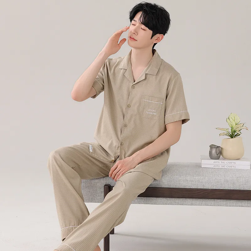 FENTENGCARE Pajama Set Men's Rose Gold-2
