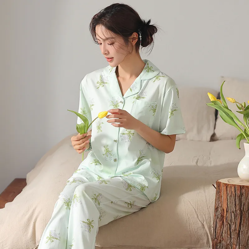 FENTENGCARE Pajama Set Women's Teal-5