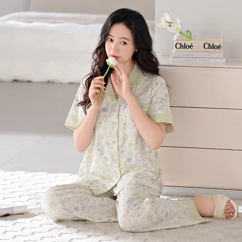 FENTENGCARE Pajama Set Women's Teal-3