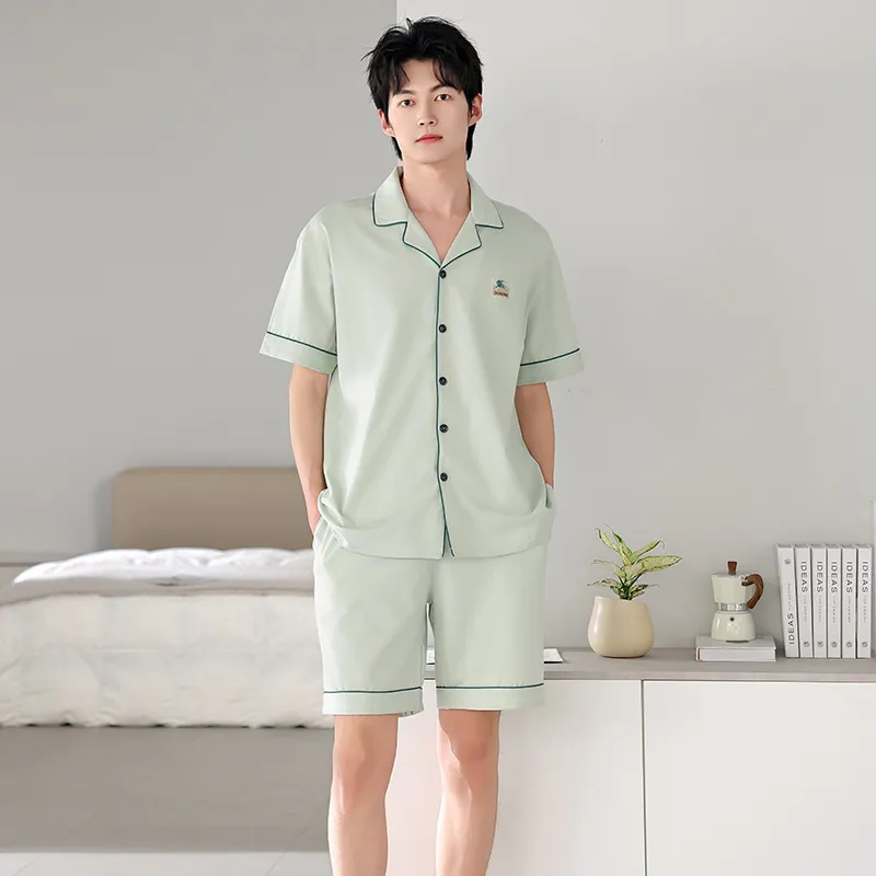 FENTENGCARE Pajama Set Men's Teal-6