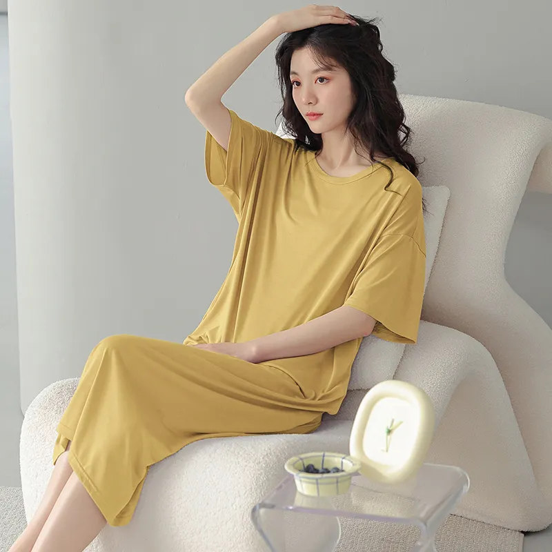 FENTENGCARE Nightgown Women's Gold-5