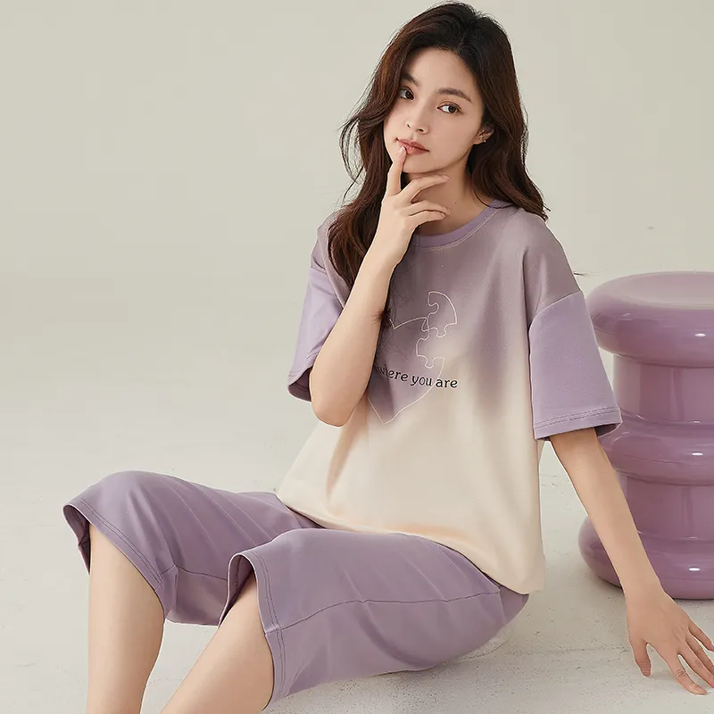 FENTENGCARE Pajama Set Women's Violet-1