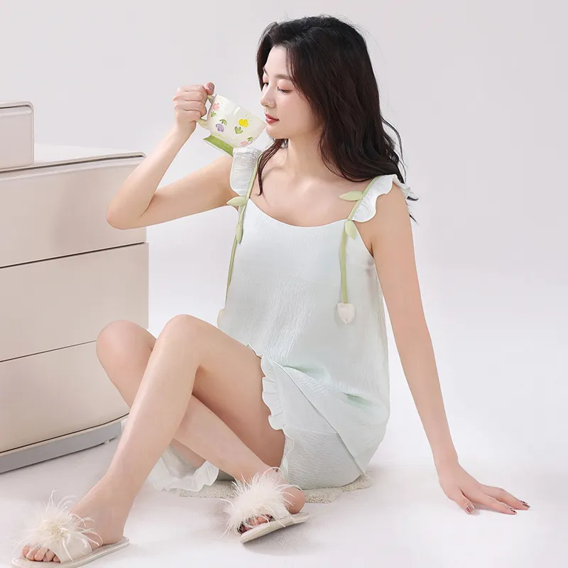 FENTENGCARE Pajama Set Women's Light Blue-4