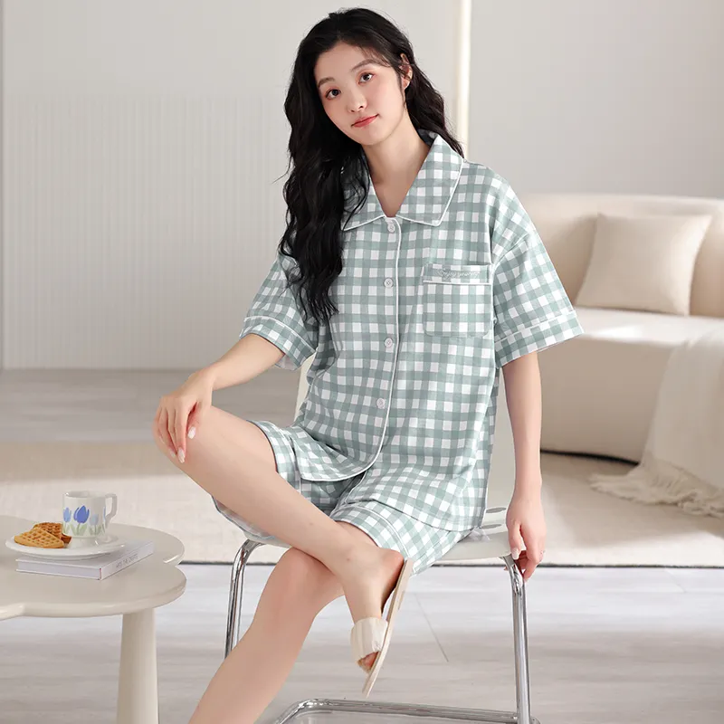 FENTENGCARE Pajama Set Women's Teal-5