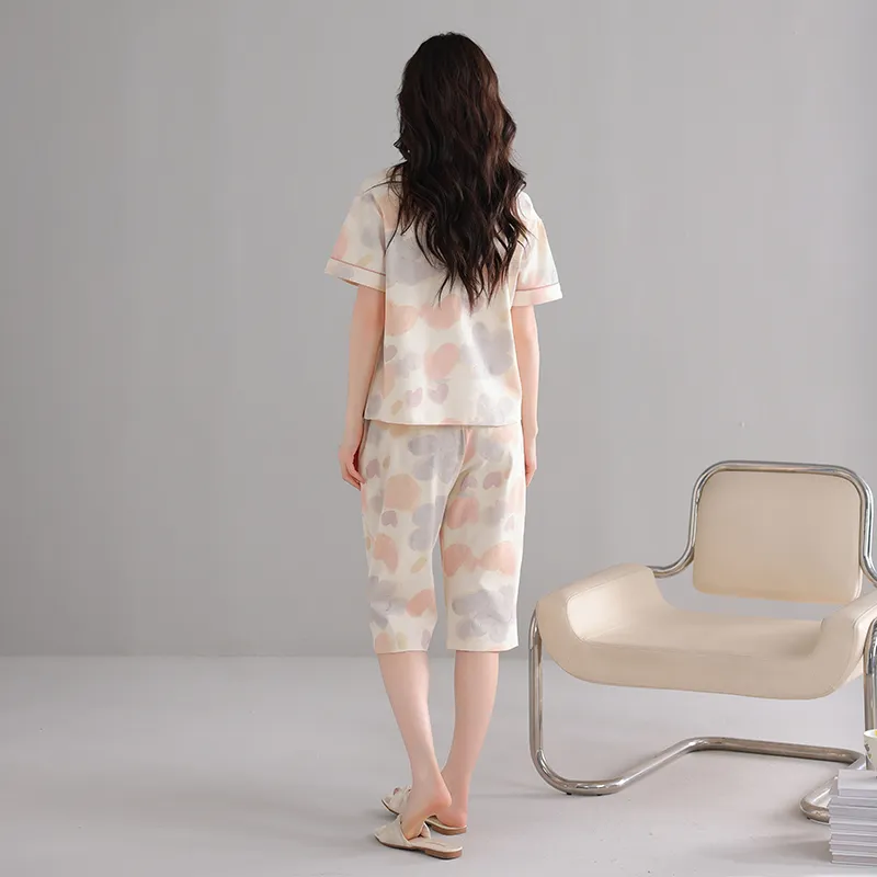 FENTENGCARE Pajama Set Women's Apricot-3