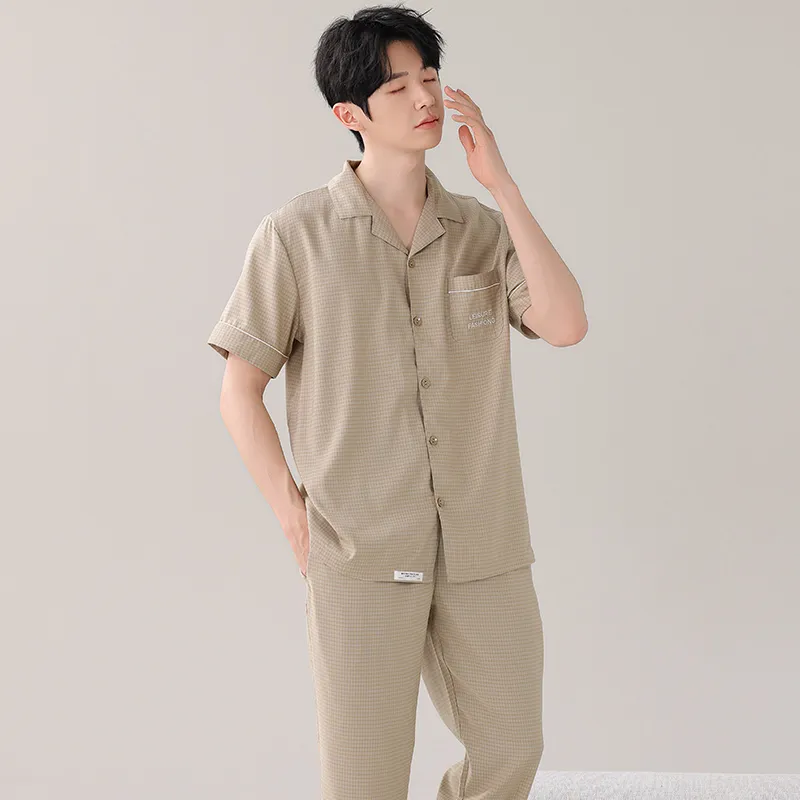 FENTENGCARE Pajama Set Men's Rose Gold-6