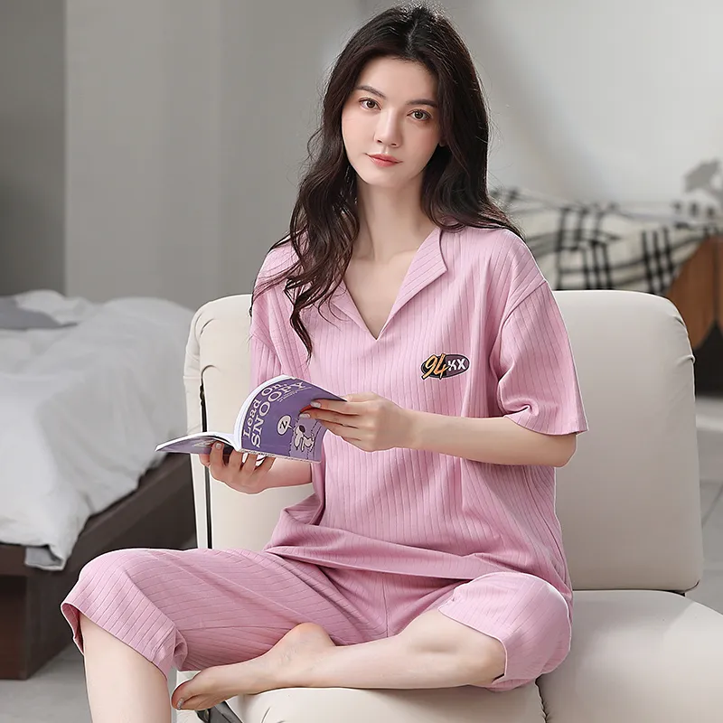 FENTENGCARE Pajama Set Women's Magenta-6